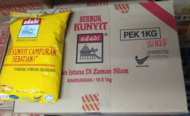Serbuk Kunyit Adabi 1kgx10
