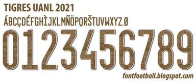 Font Vector Tigres UANL 2021 kit