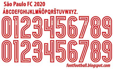 Font Vector São Paulo FC 2020 kit