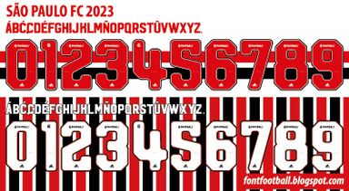 Font Vector São Paulo FC 2023 kit