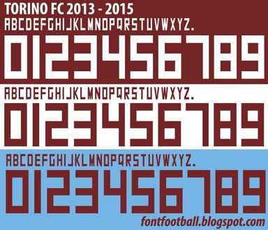 Font Vector Torino 2013 2014 2015 kit