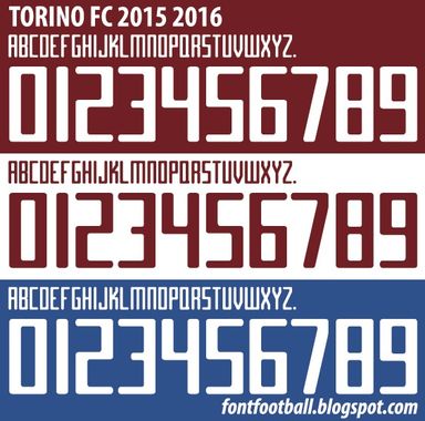 Font Vector Torino 2015 2016 kit