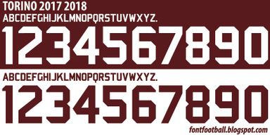 Font Vector Torino 2017 2018 kit