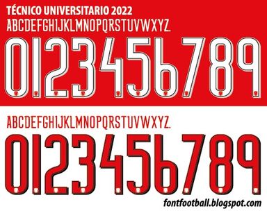 Font Vector Técnico Universitario 2022 kit