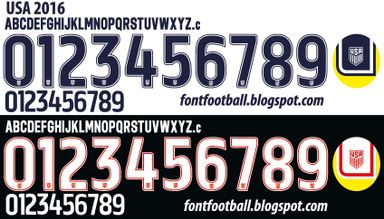 Font Vector USA 2016 kit