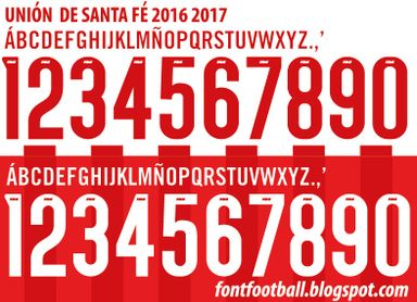 Font Vector Unión de Santa Fe 2016 2017 kit