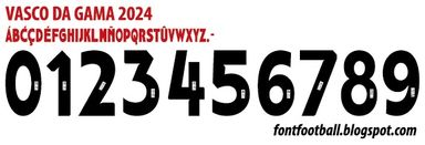 Font Vector Vasco Da Gama 2024 kit