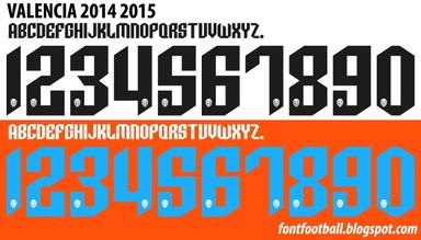 Font Vector Valencia CF 2014 2015 kit