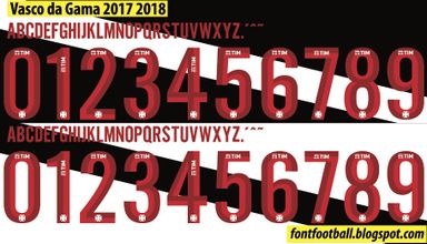 Font Vector Vasco Da Gama 2017 2018 kit