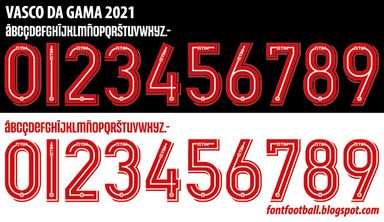Font Vector Vasco Da Gama 2021 kit