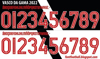 Font Vector Vasco Da Gama 2022 kit