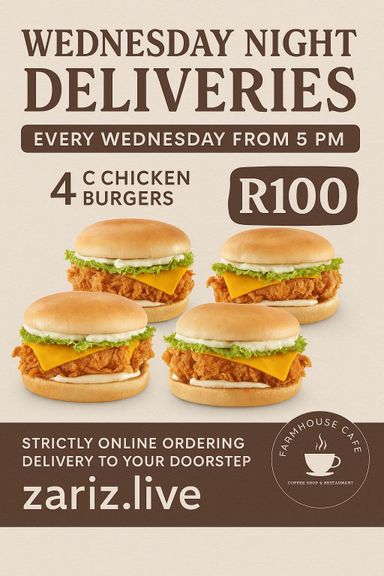 Wednesday Night Burger Special
