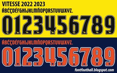 Font Vector Vitesse 2022 2023 kit