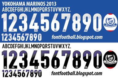 Font Vector Yokohama Marinos 2013 kit