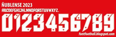 Font Vector Ñublense 2023 kit