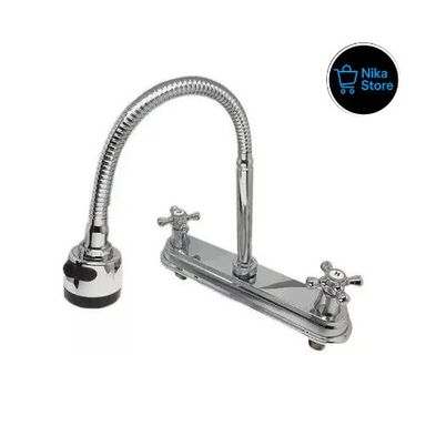 Llave para Fregadero Doble Flexible 8"
