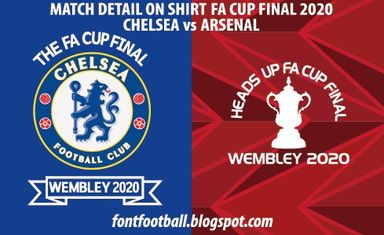 MDT Match Detail Date Vector FA cup Final Chelsea vs Arsenal 2020
