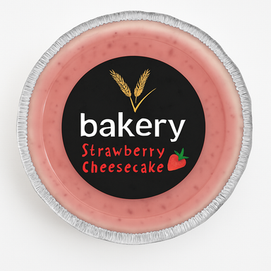 Cheese cake Strawberry (in tin foil ) / Cheese cake Strawberry (in tin foil )