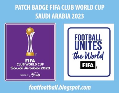 Patch Badge Fifa Club World Cup Saudi Arabia 2023 Vector