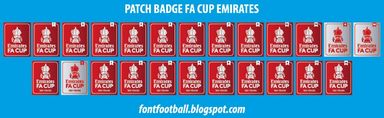 Patch Badge FA Cup Emirates Vector
