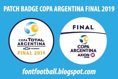 Patch Badge Copa Argentina Final 2019 Vector