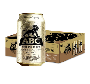 ABC Smooth Stout (កំប៉ុង) 330ml x 24Can