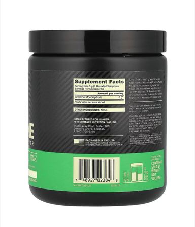 ON MICRONIZED CREATINE POWDER 300G