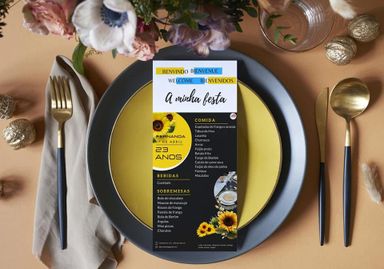 Menu de bufê 