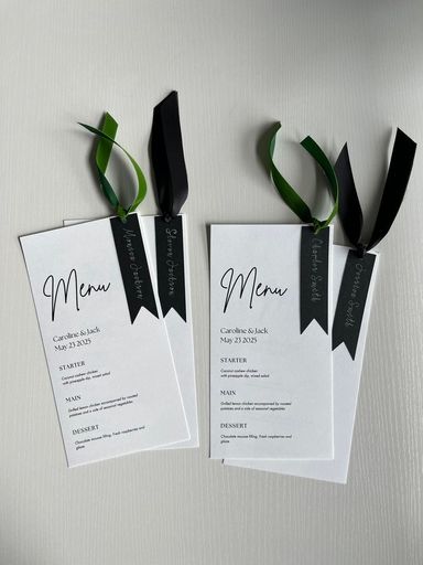 Menu de bufê 