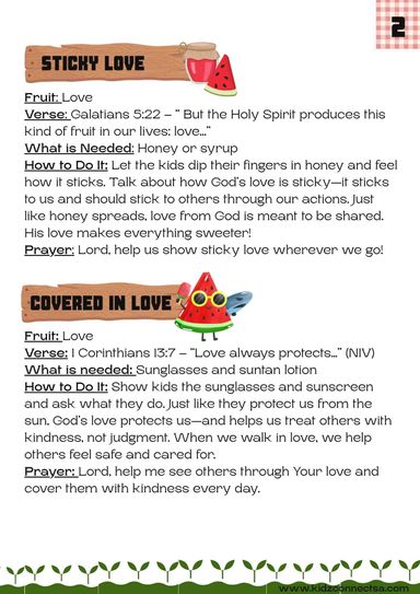 Fruit of the Spirit Object Lesson Bundle – 27 Interactive Lessons for Kids Church