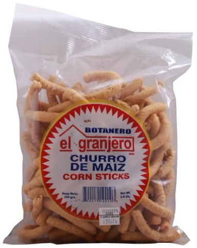 Churros De Maiz Del Granjero 250.0 Gr.