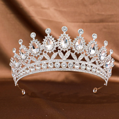 Luxury bridal crown barouqe rhinestone  headland wedding and birthday party princess hair accessories for girls, women 