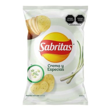 Papas Cremas y Especias Sabritas 170.0 - Gr.