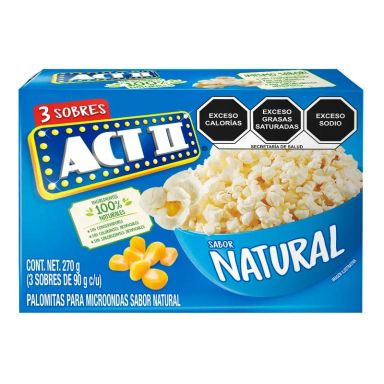 Palomitas Natural Act II 3 - Pack
