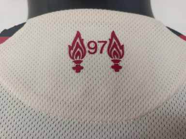 Liverpool 2025/26 Away Shirt (Off-white / Red / Black)