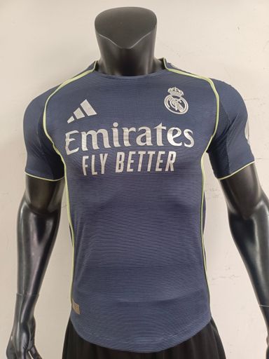 Real Madrid 2025/26 Away Shirt (Black)
