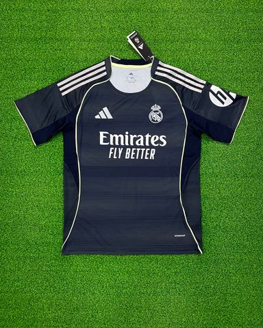 Real Madrid 2025/26 Away Shirt (Black)