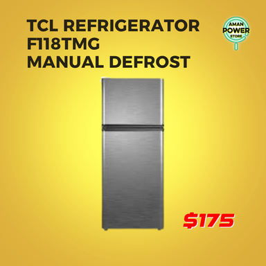 TCL REFRIGERATOR F118TMG MANUAL DEFROST