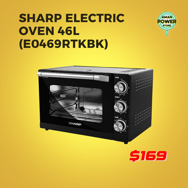SHARP ELECTRIC OVEN 46L (E0469RTKBK)
