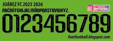 Font Vector Juárez FC 2025 2026 Shirt