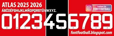 Font Vector Atlas 2025 2026 Shirt
