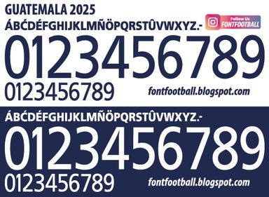 Font Vector Guatemala 2025 Shirt