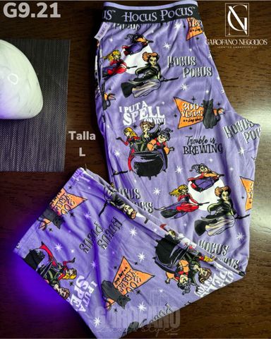 Pijama Hocus Pocus L Mujer G9.21