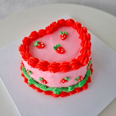 4 Inch Heart Cakes 