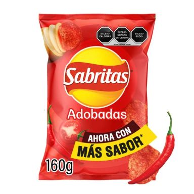 Papas Adobadas Sabritas 170 Gr.