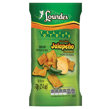 Tostaditas Sabor Jalapeño Lourdes 70 Gr.