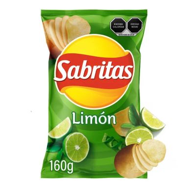 Papas Limon Sabritas 170 Gr.