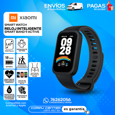 XIAOMI SMART BAND 9 ACTIVE / SMARTWATCH / BLACK