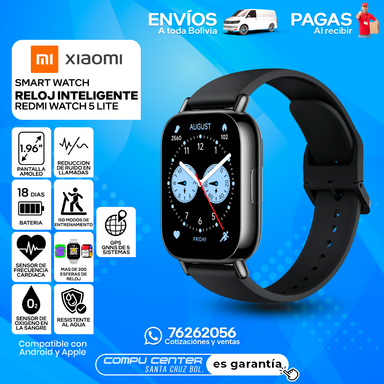 XIAOMI REDMI WATCH 5 LITE / SMARTWATCH / BLACK
