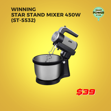 WINNING STAR STAND MIXER 450W (ST-5532)